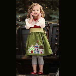 Persnickety Ginger Holiday dress, size 4